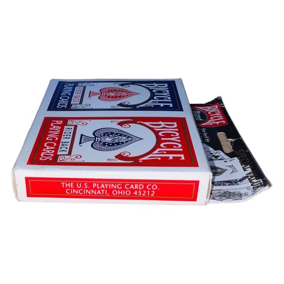 Bicycle Rider Back 808 Playing Cards Standard Poker Size Red & Blue Decks New Op - Picture 6 of 9